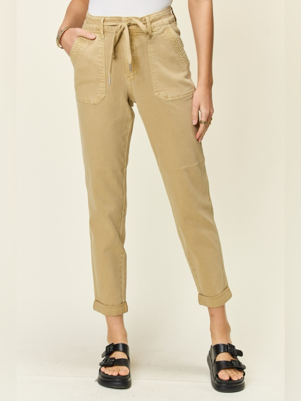 Judy Blue Full Size High Waist Jogger Jeans Plus Size